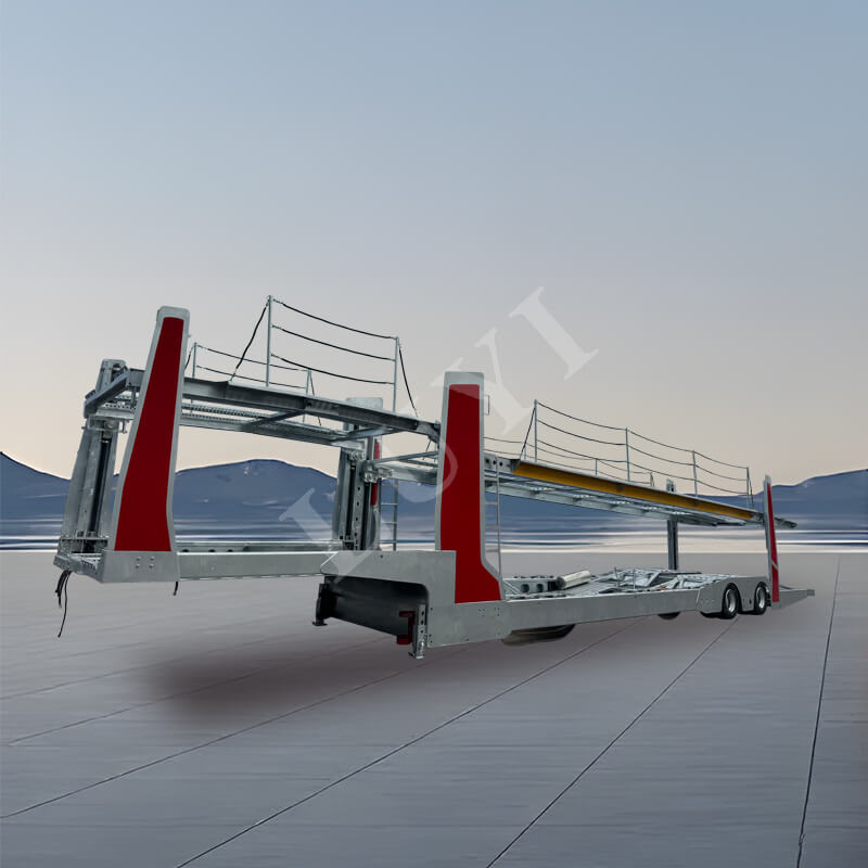 Xe vận chuyển ô tô hai tầng loại 2 trục 17 mét