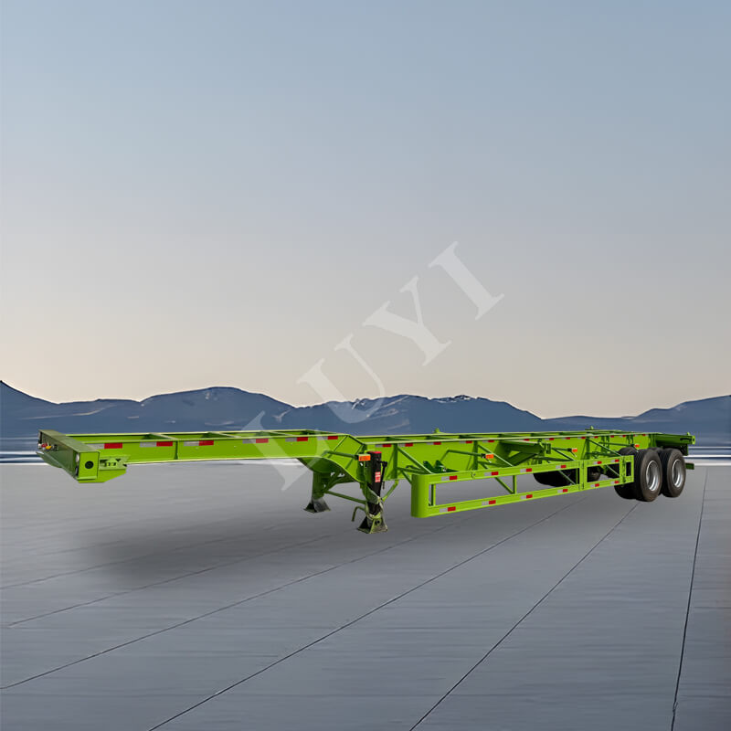 Thùng chở hàng 2 trục Xe kéo bán khung xương 20/40 tấn