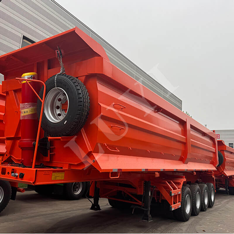 Thích ứng chính xác với nhu cầu địa phương, sơ mi rơ moóc tự đổ 4 trục đã được giao thành công cho khách hàng Zambian