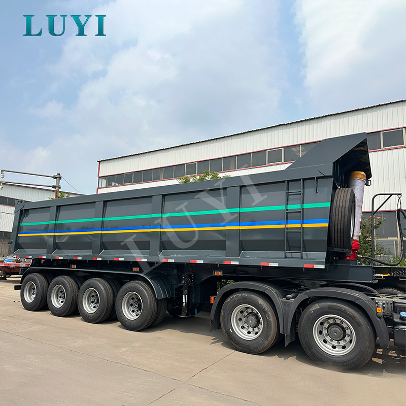 Hướng dẫn mua rơ moóc bán tải bốn trục màu đen dành cho khai thác mỏ, xây dựng và vận chuyển hàng rời