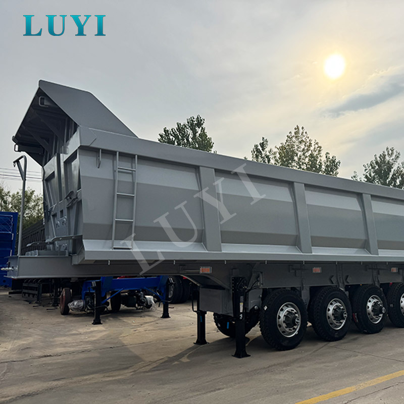 Sơ mi rơ moóc tự đổ năm trục dành cho vận tải hàng rời trong khai thác mỏ, khai thác đá và xây dựng