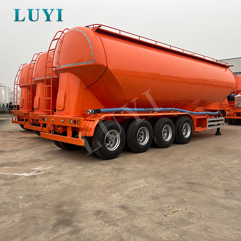 Hướng dẫn mua sơ mi rơ moóc thùng xi măng bốn trục để vận chuyển xi măng số lượng lớn, tro bay và bột khô