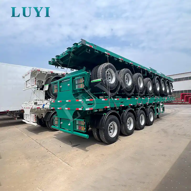 Xuất khẩu máy móc xây dựng ngày càng tăng đang tạo cơ hội mới cho các nhà sản xuất xe moóc phẳng