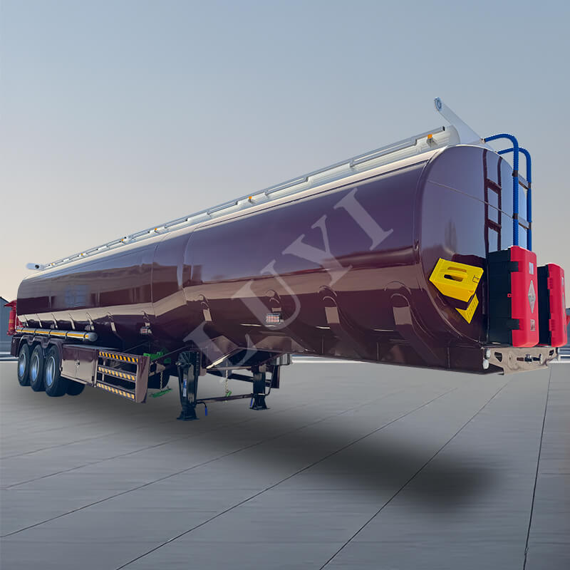 Sơ mi rơ moóc thùng dầu 0 khối thép carbon 3 trục