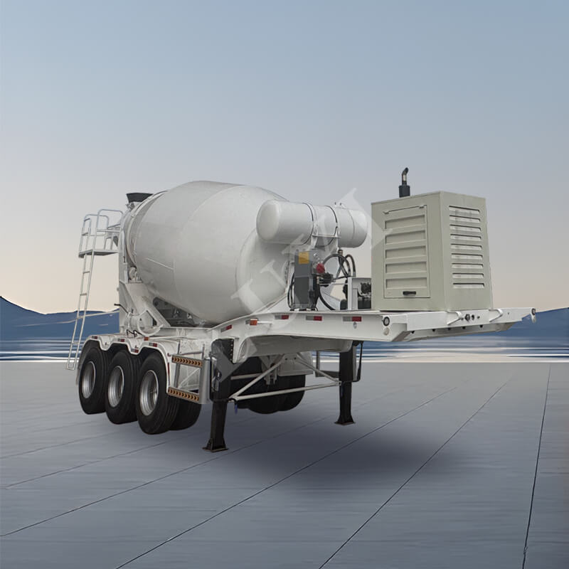 Sơ mi rơ moóc thùng bột 3 trục 12 mét khối