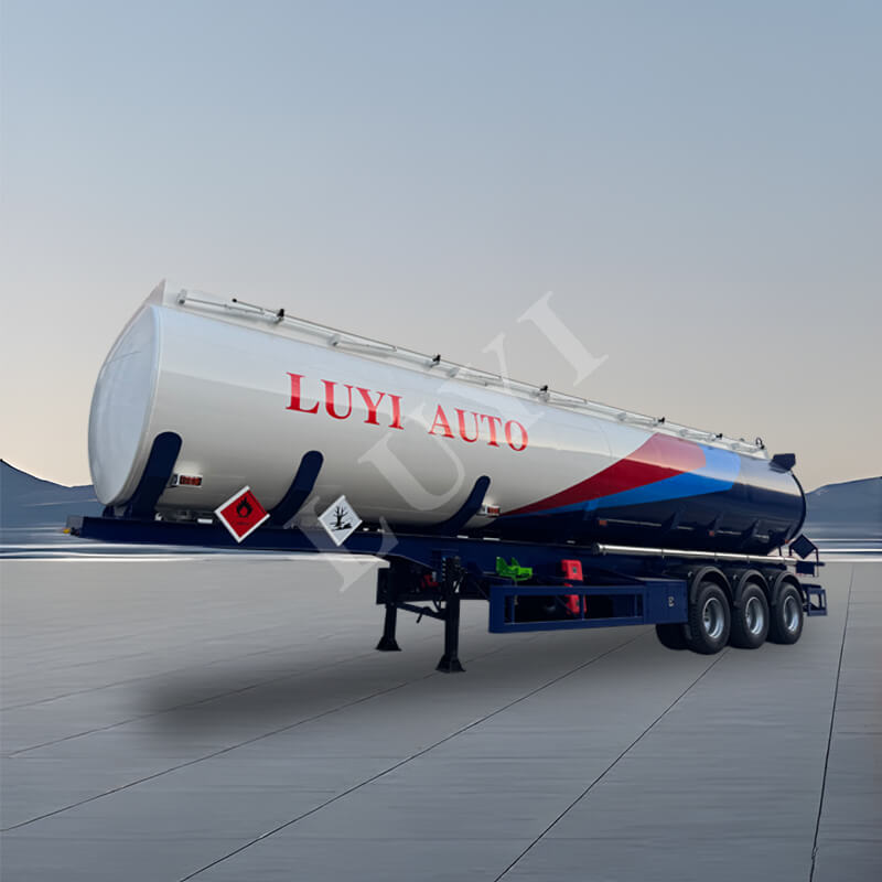 Sơ mi rơ moóc thùng dầu 3 trục 5 ngăn dung tích 45.000 lít thép carbon