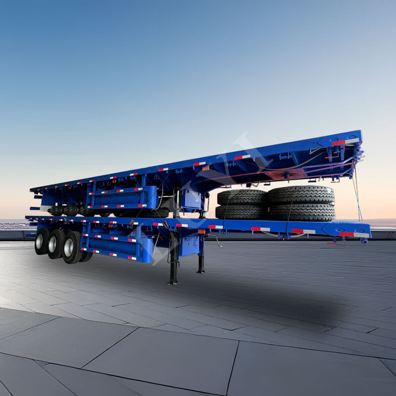 Cần bán rơ moóc bán tải phẳng 3 trục 50 tấn