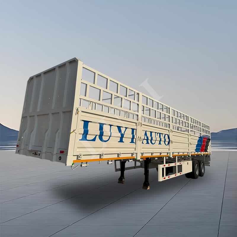 Trailer bán hàng rào cao 30 tấn 60 tấn