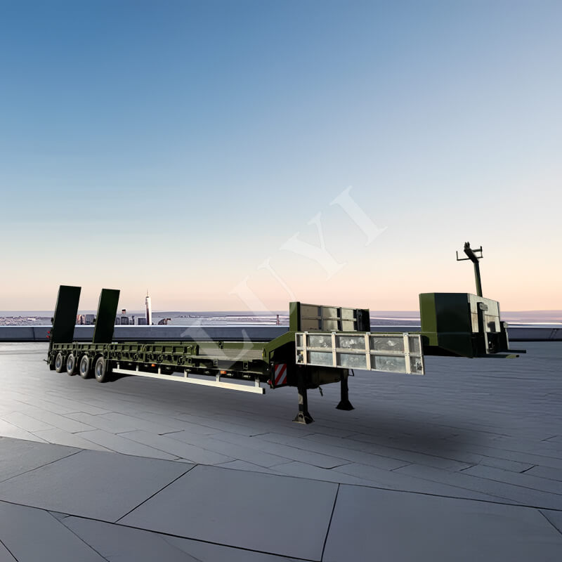 Sơ mi rơ moóc cổ ngỗng 4 trục 60 tấn