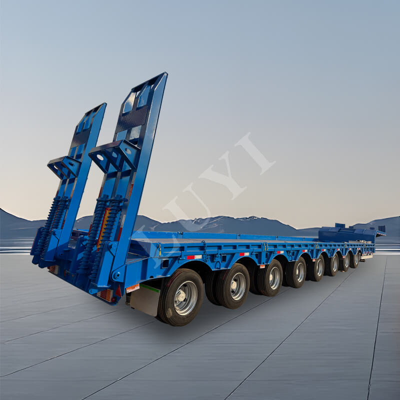 Xe moóc hạng nặng cổ ngỗng 8 trục 150 tấn