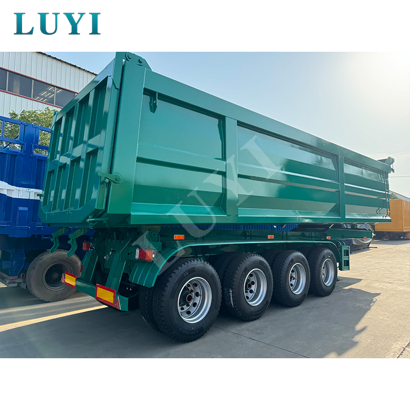 Tăng cường tải trọng cho Uganda: Xe moóc tự đổ 4 trục của LUYI đang thúc đẩy hiệu quả xây dựng và khai thác mỏ như thế nào