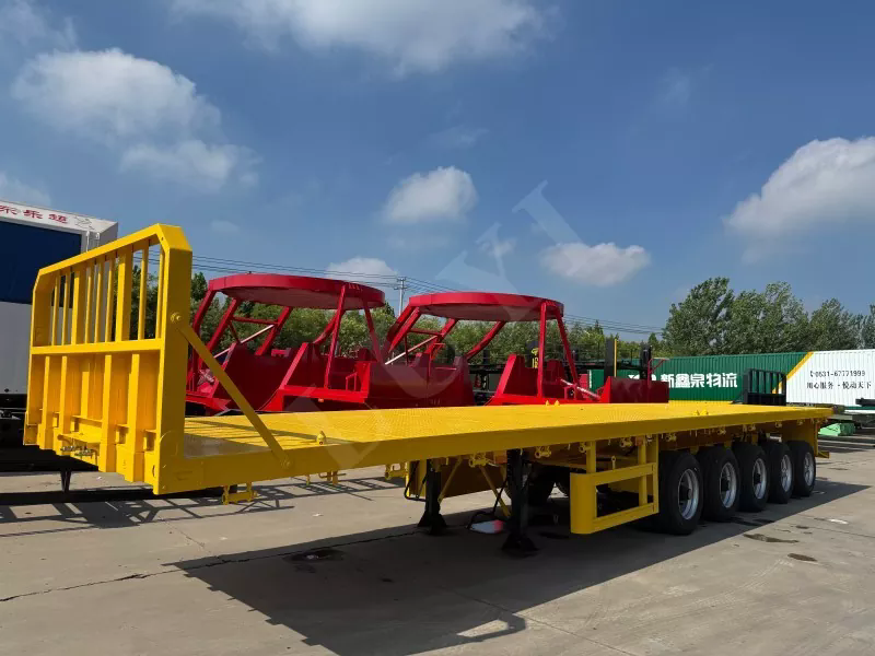 Containerized Flatbed Semi-Trailer