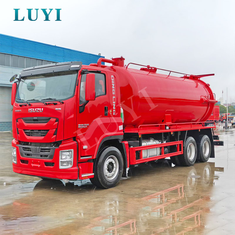 Xe hút nước thải ISUZU GIGA 6×4 20CBM để vận chuyển bùn và vệ sinh thành phố