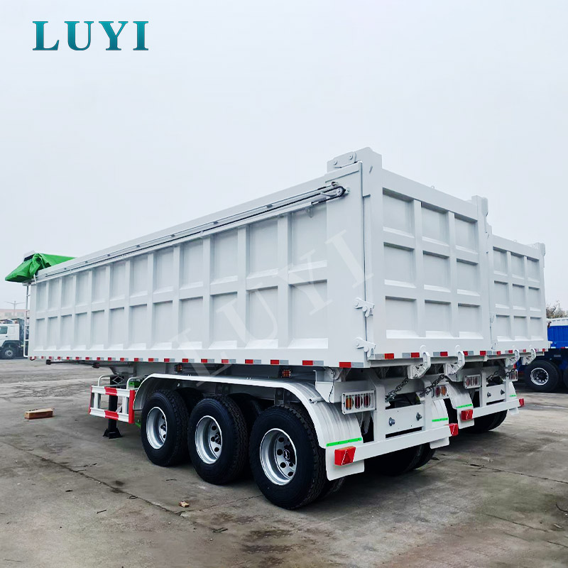 Sơ mi rơ moóc lật sau 3 trục 80-100 tấn LUYI