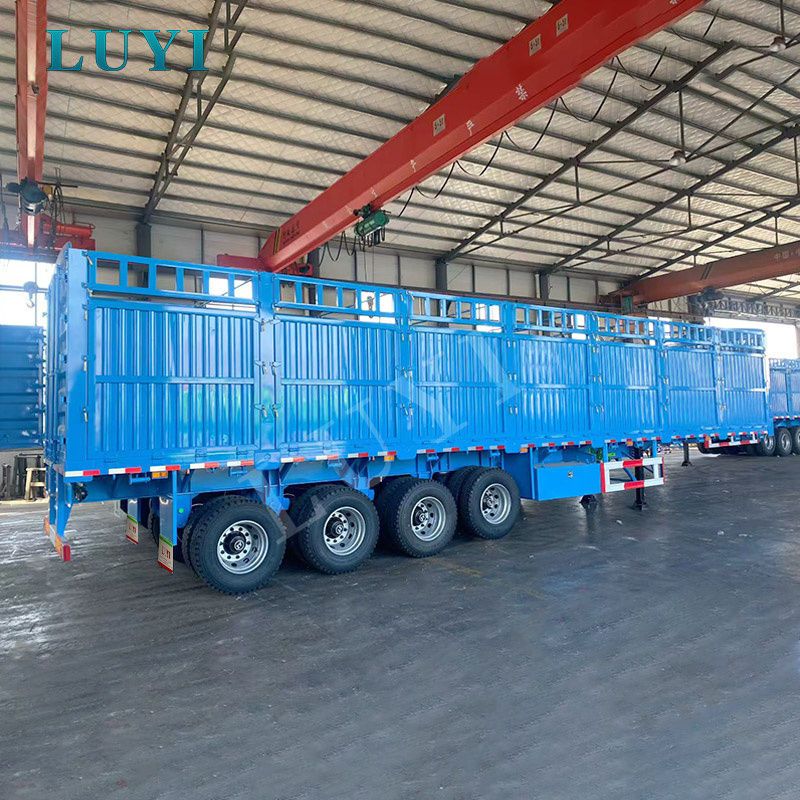 Rơ moóc tường bên 3 trục LUYI: Sự lựa chọn của chuyên gia để vận chuyển hàng rời an toàn