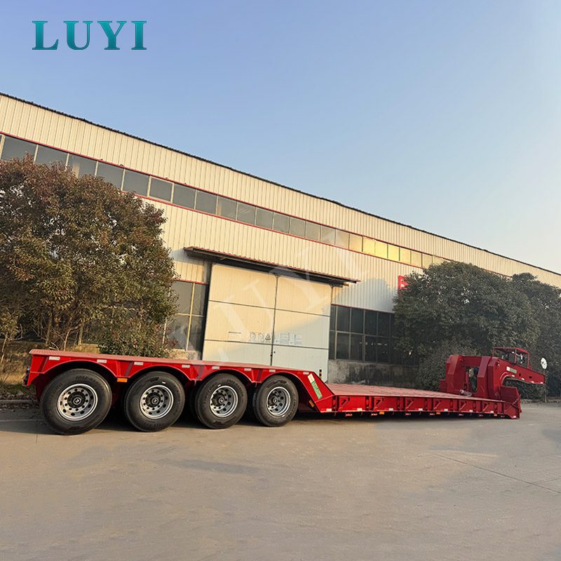 Rơ moóc sàn thấp LUYI 4 trục: Giải pháp thông minh cho tải trọng nặng hơn