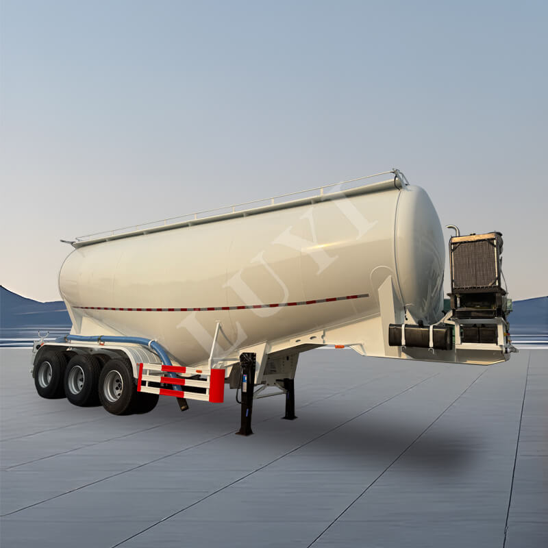 Sơ mi rơ moóc thùng bột 30 tấn ba trục